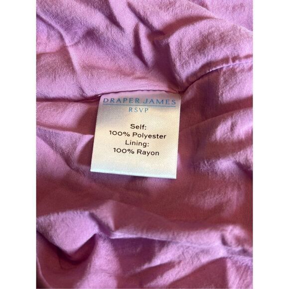 Draper James RSVP Large purple floral tiered maxi off shoulder flowy dress - Picture 9 of 9